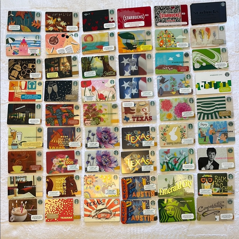 Starbucks Gift Card Collection (set 2)